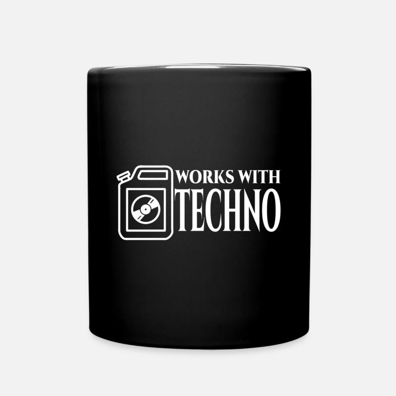 Techno Carburant - Mug uni - noir
