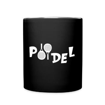 Padel Padel Tennis Padel Raquettes de Tennis - Mug uni - noir - Devant