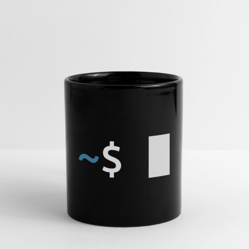 Linux Shell Command Tasse einfarbig
