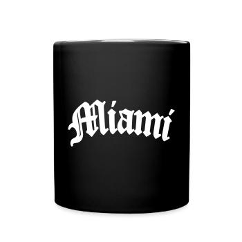 Maillot Miami - Mug uni - noir - Devant