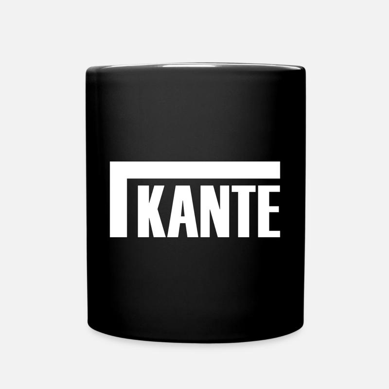 Kante - T-Shirt Design - Tasse einfarbig - Schwarz
