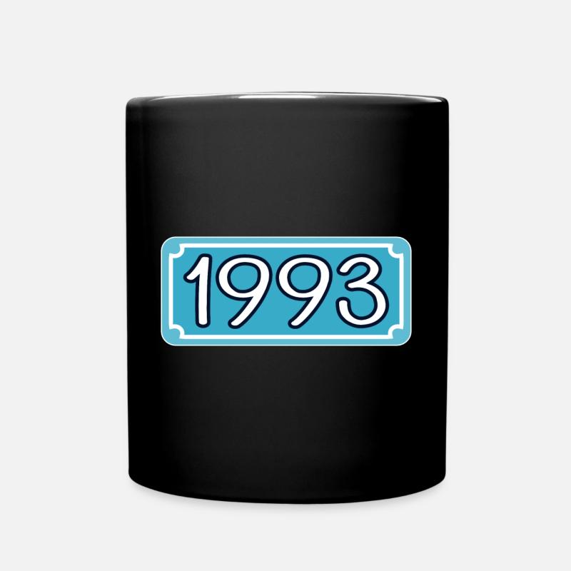 Année 1993 - Année 93 - LETTRAGE - Mug uni - noir