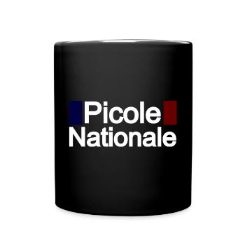 Picole nationale - Mug uni - noir - Devant