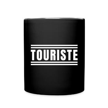 tourist, tourism, sightseeing - Full Colour Mug - black - Front
