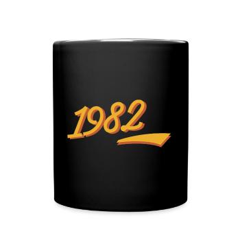 1982 - Tasse einfarbig - Schwarz - Vorne