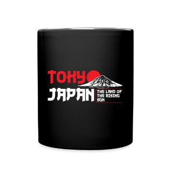 Japan World Tour Vintage Samurai - Full Colour Mug - black - Front
