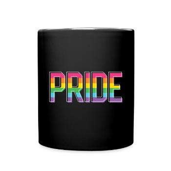 Mois de la fierté LGBT - Fierté! - Mug uni - noir - Devant