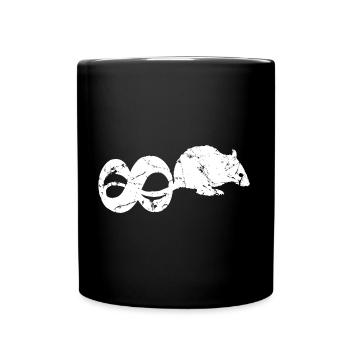 PUNKROCK rats nr. 8 - used look - mouse - rat - Full Colour Mug - black - Front