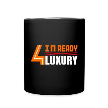 eauto emobilität Elektroauto Spruch auto 4 Luxury - Tasse einfarbig - Schwarz - Vorne