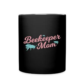 Drôle de maman apicultrice - Mug uni - noir - Devant