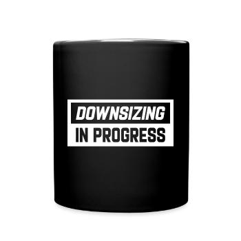 Weight Loss, Bariatric Surgery, Downsizing In - Tasse einfarbig - Schwarz - Vorne