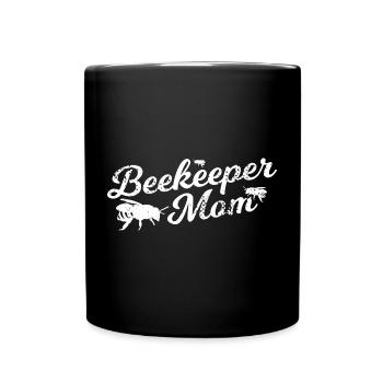Maman apicultrice - Mug uni - noir - Devant