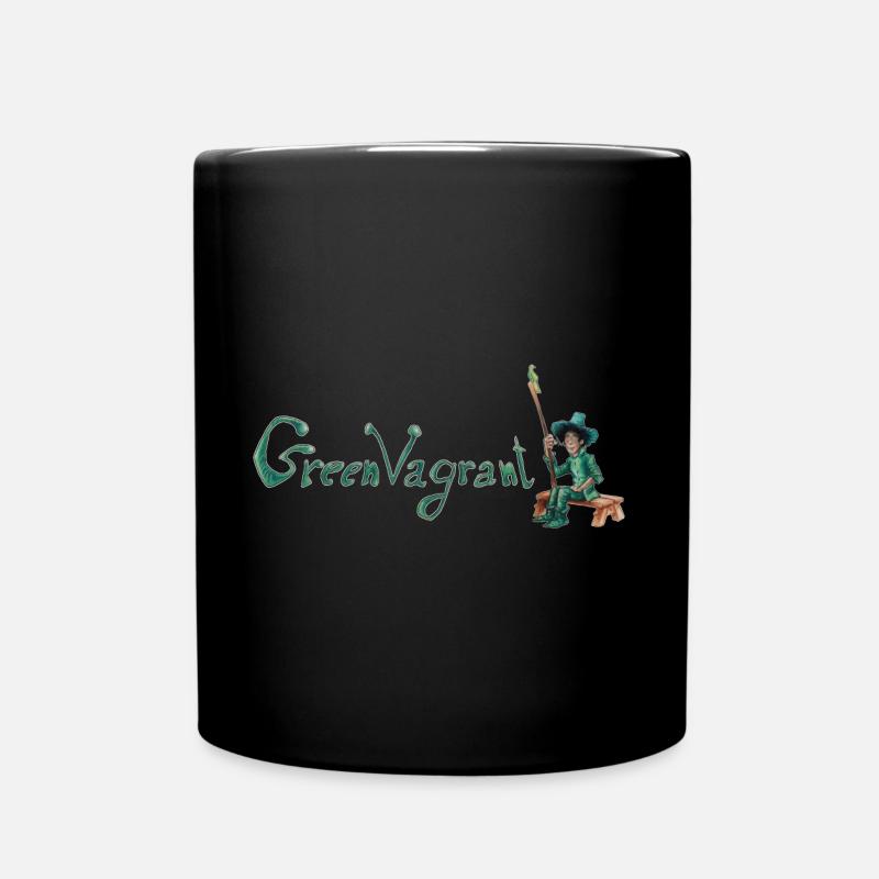 Le Vagabond vert - Mug uni - noir
