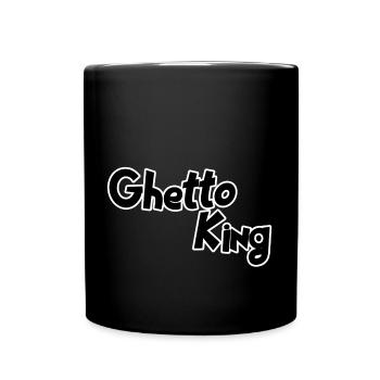 Ghetto king - Full Colour Mug - black - Front
