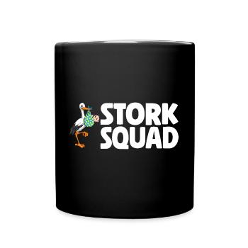 Stork Squad Labor & Delivery Nurse - Tasse einfarbig - Schwarz - Vorne