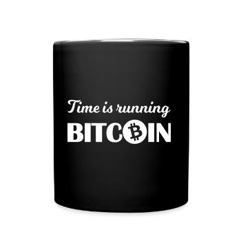 L’heure est venue pour le bitcoin - Mug uni - noir - Devant
