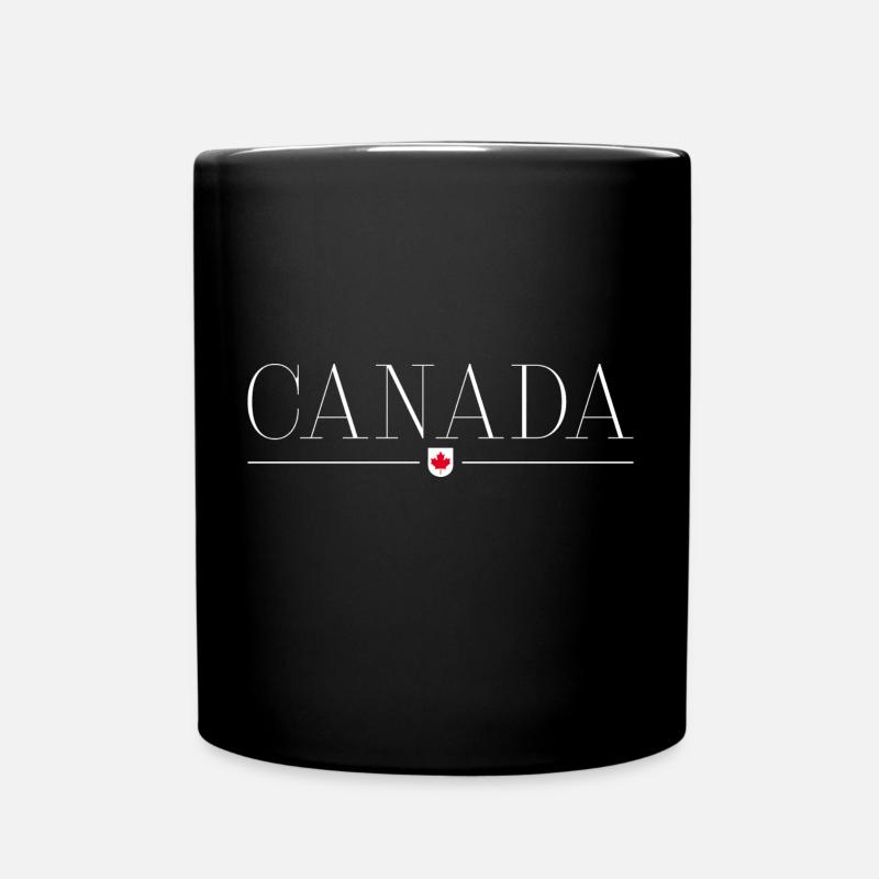 Ich liebe Kanada - Tasse einfarbig - Schwarz