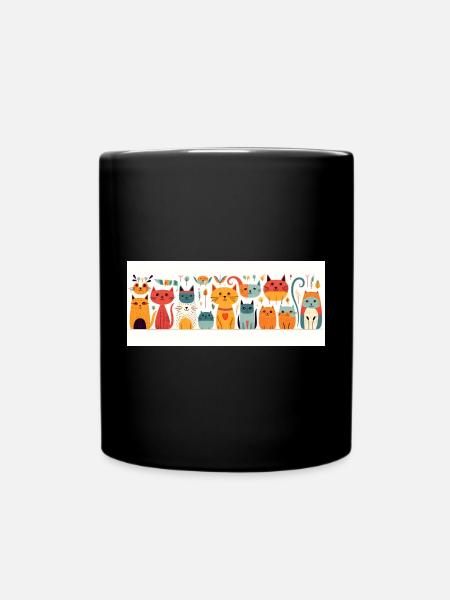 Original Katzen - Tasse einfarbig - Schwarz