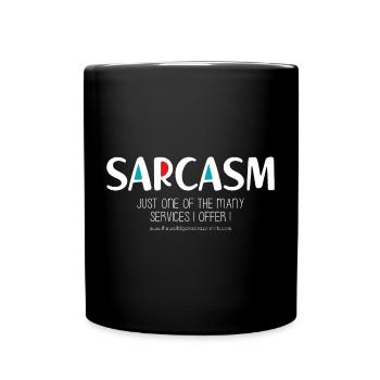 Sarcasme (sombre) - Mug uni - noir - Devant