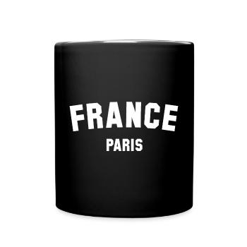 FRANCE PARIS Frankreich - Mug uni - noir - Devant