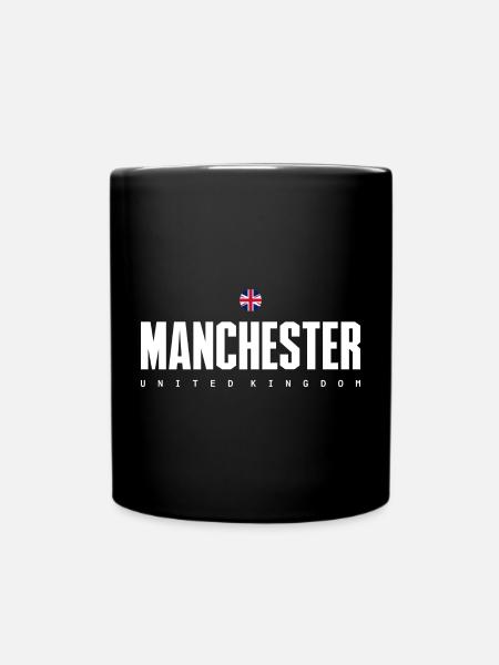 Manchester - Mug uni - noir