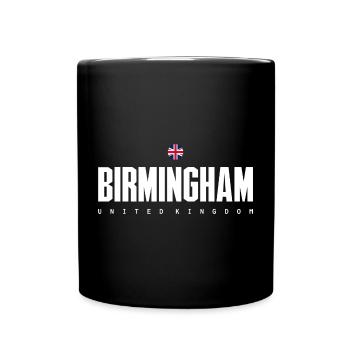 Birmingham Bold Union Typografie - Tasse einfarbig - Schwarz - Vorne