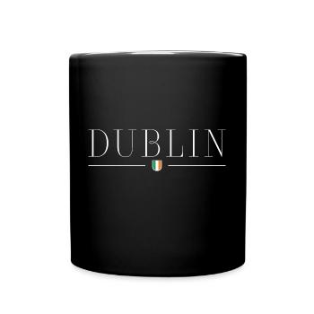 Dublin : culture, charme, joie de vivre - Mug uni - noir - Devant