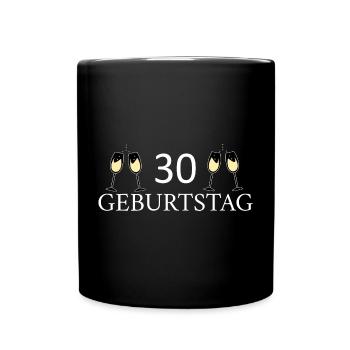 30e anniversaire 30 ans - Mug uni - noir - Devant