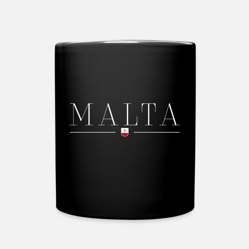 T-shirt Malte : l’élégance méditerranéenne - Mug uni - noir