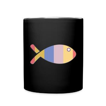 POISSON. POISSON D'AVRIL. VACANCES. ETE. HUMOUR - Mug uni - noir - Devant