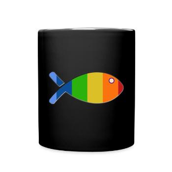 POISSON. POISSON D'AVRIL. VACANCES. ETE. HUMOUR - Mug uni - noir - Devant