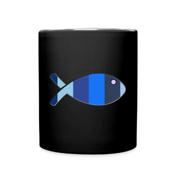 FISCH - Tasse einfarbig - Schwarz - Vorne