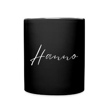 Hanno Name T-Shirt Gift for Men - Full Colour Mug - black - Front