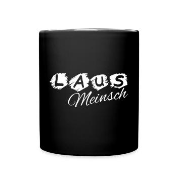 Lausmeinsch - Lausmädl - cheeky girl, dialect - Full Colour Mug - black - Front