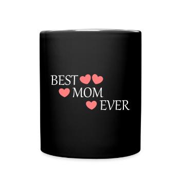 Saying Mother's Day Best Mom in the World Mother's Day Mom - Full Colour Mug - black - Front
