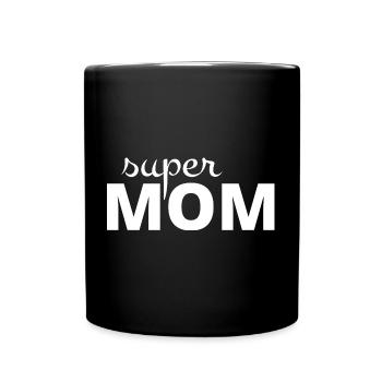 Super mom - Full Colour Mug - black - Front