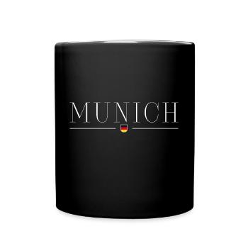 Munich, Allemagne Style Design T-Shirt - Mug uni - noir - Devant