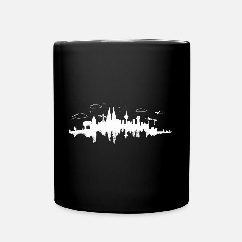 Skyline de Cologne - Mug uni - noir