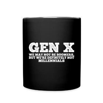 Gen X FAFO Génération X - Mug uni - noir - Devant
