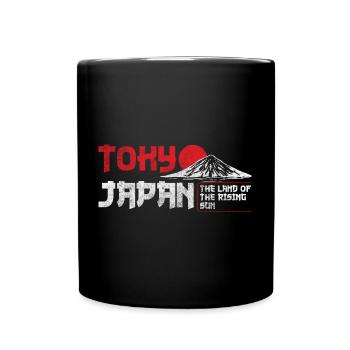 Asia Travel Temple Trip - Full Colour Mug - black - Front