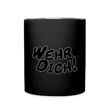 Fight back - Full Colour Mug - black - Front