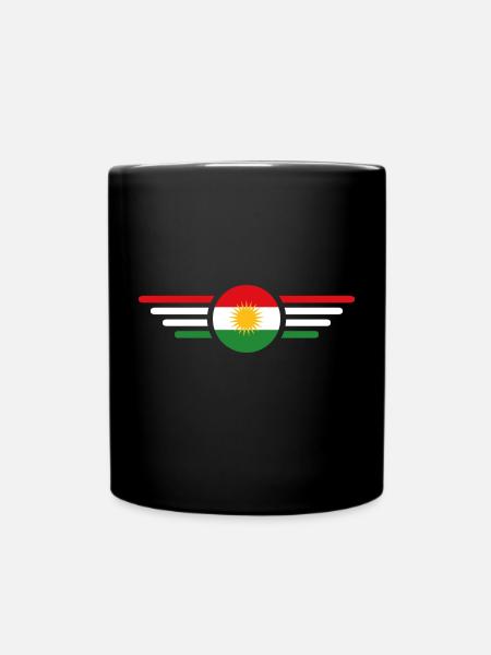 Ich liebe Kurdistan, Eleganz Stil Design T-Shirt - Tasse einfarbig - Schwarz