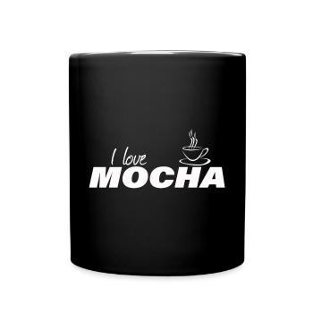 J’adore le MOKA - Mug uni - noir - Devant