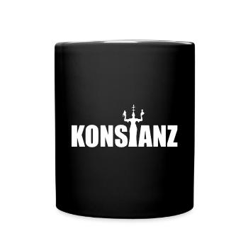 Konstanz Imperia Logo Design - Tasse einfarbig - Schwarz - Vorne