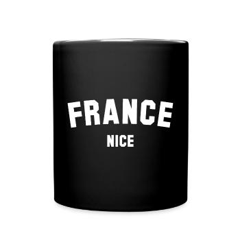 NICE Nizza France Frankreich - Mug uni - noir - Devant
