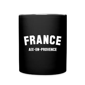 AIX EN PROVENCE France - Full Colour Mug - black - Front