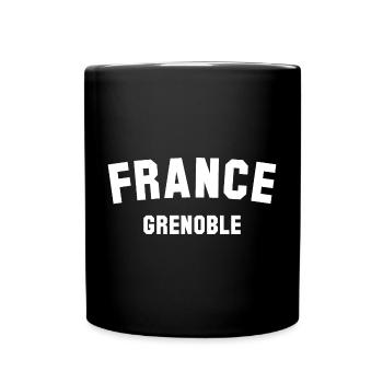 GRENOBLE France Frankreich - Mug uni - noir - Devant