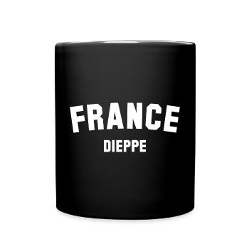 DIEPPE France Frankreich - Mug uni - noir - Devant