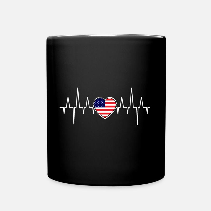 La fréquence américaine - Mug uni - noir