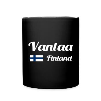 Vantaa Finland Print - Full Colour Mug - black - Front